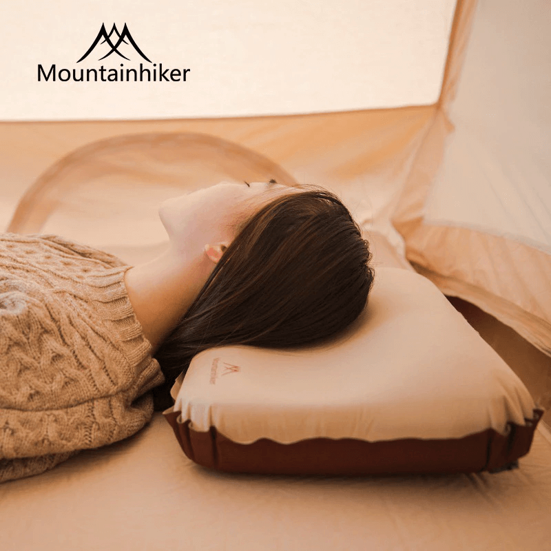 หมอนเป่าลม MOUNTAINHIKER สีเบจ
